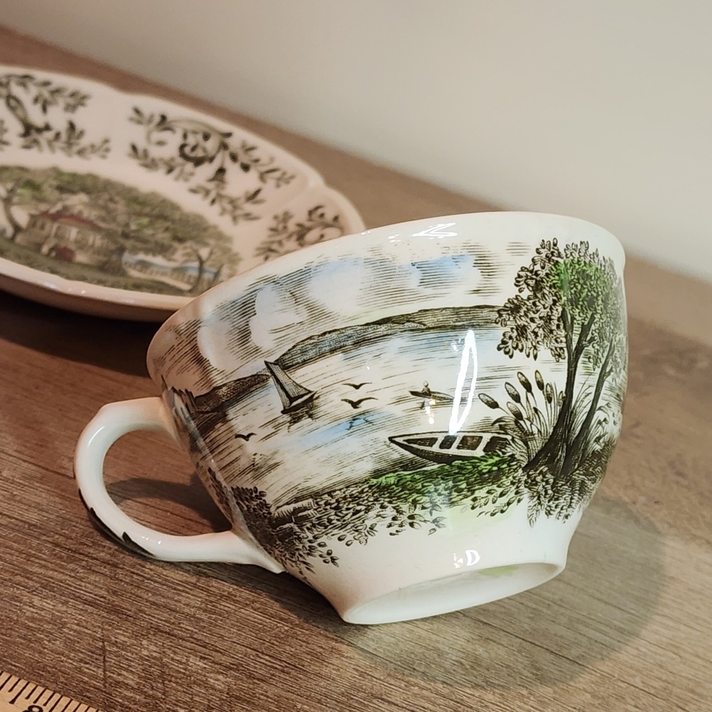 Johnson Brothers Cottage Garden Breakfast cup & saucer Made England Windsor Ware - Picture 9 of 16